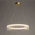 Люстра круглая с прозрачными стеклянными трубками 51 см Nembus варинант исполнения - 3 | Loft Concept в Красноярске