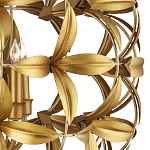 Люстра в форме шара из золотых лепестков Hanging Flowers варинант исполнения - 2 | Loft Concept в Красноярске