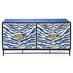 Буфет в гостиную с инкрустацией Bone Inlay Deco Sideboard - Orleans ZEBRA варинант исполнения - 4 | Loft Concept в Красноярске