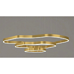 Люстра подвесная с 3-мя ассиметричными светодиодными лампами Golden Current варинант исполнения - 1 | Loft Concept в Красноярске