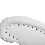 Кушетка белая с мягкой обивкой из велюра Michael Couch варинант исполнения - 5 | Loft Concept в Красноярске