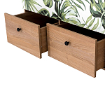 Шкаф с принтом Floral notes варинант исполнения - 3 | Loft Concept в Красноярске