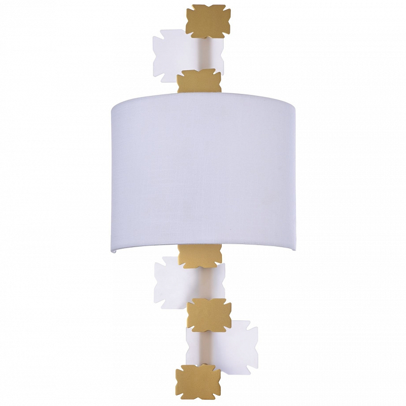 Бра Jacopo Mosaic Sconces Латунь Белый Бра Jacopo Mosaic Sconces Латунь Белый в Красноярске | Loft Concept