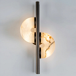 Бра  с фигурным мраморным рассеивателем Spiral of Warm Light варинант исполнения - 10 | Loft Concept в Красноярске