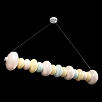 Подвесной светильник светодиодный горизонтальный в виде ожерелья из пастельных сфер Pastel Lunaria Horizon  варинант исполнения - 3 | Loft Concept в Красноярске