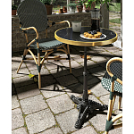 Кресло плетеное из ротанга Ronald Black White Rattan Chair варинант исполнения - 9 | Loft Concept в Красноярске