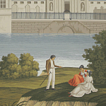 Обои ручная роспись Monuments of Paris Roberts on scenic paper варинант исполнения - 2 | Loft Concept в Красноярске