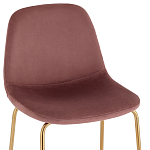 Барный стул на золотистых ножках VENDRAMIN Pink варинант исполнения - 6 | Loft Concept в Красноярске