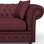 Мебельная ткань Шенилл бордовый цвет 138 см T4-38 варинант исполнения - 8 | Loft Concept в Красноярске