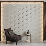 Гипсовая 3D Панель Aura варинант исполнения - 1 | Loft Concept в Красноярске