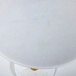 Кофейный столик с белой мраморной столешницей Clipper варинант исполнения - 2 | Loft Concept в Красноярске