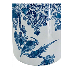 Ваза с мотивами цветущего сада с попугаями Vase Inspired by Nature варинант исполнения - 3 | Loft Concept в Красноярске