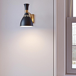 Бра с плафоном в форме песочных часов с узкими перфорированными отверстиями Feiss варинант исполнения - 7 | Loft Concept в Красноярске