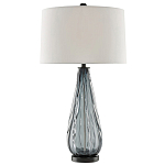 Настольная лампа с фактурным стеклянным основанием Glass Vertical варинант исполнения - 2 | Loft Concept в Красноярске