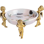 Блюдо фарфоровое Трио ангелов Joy варинант исполнения - 1 | Loft Concept в Красноярске