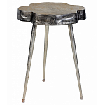 Металлический столик со столешницей в виде слеба Slabby варинант исполнения - 1 | Loft Concept в Красноярске