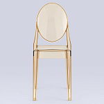 Прозрачный стул с янтарным оттенком LOUIS GHOST CHAIR варинант исполнения - 3 | Loft Concept в Красноярске