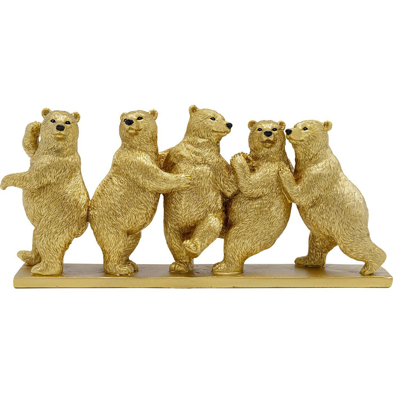 Статуэтка золотая Friendly Bears Золотой Статуэтка золотая Friendly Bears Золотой в Красноярске | Loft Concept