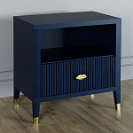 Прикроватная тумбочка с полкой Elsa Dreams Blue варинант исполнения - 1 | Loft Concept в Красноярске