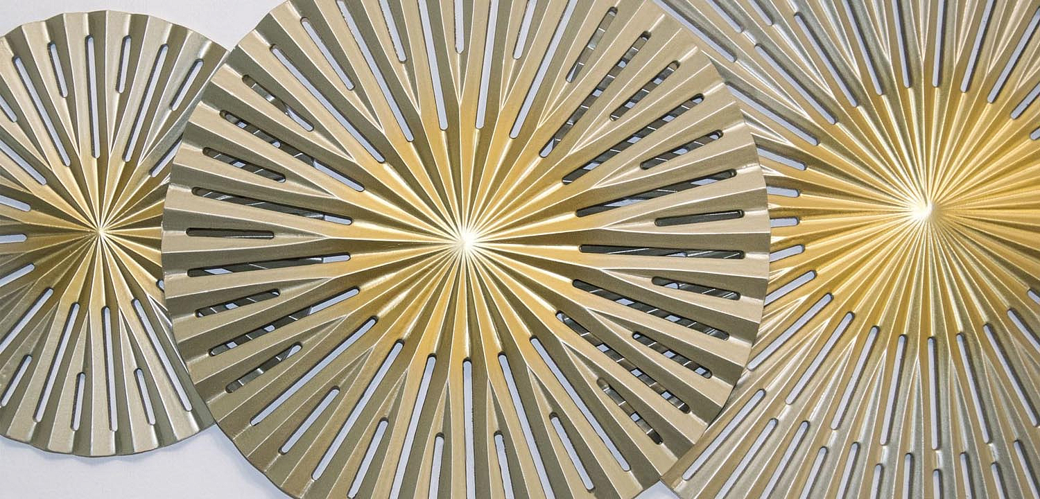 Арт-объект Apollo Gold and Silver Wall Plaque Disc gap 3 Арт-объект Apollo Gold and Silver Wall Plaque Disc gap 3 - Loft-Concept в Красноярске