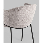 Стул Brace букле серый варинант исполнения - 3 | Loft Concept в Красноярске