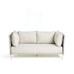 Диван садовый с плетеными ремешками и спинкой  Kleo варинант исполнения - 2 | Loft Concept в Красноярске