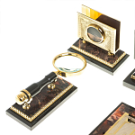 Настольный письменный набор из яшмы и долерита с декором в виде коня Manager Organizer варинант исполнения - 6 | Loft Concept в Красноярске