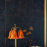 Обои ручная роспись Tsukimi Original colourway on gilded silk with antiquing варинант исполнения - 3 | Loft Concept в Красноярске