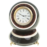 Часы настольные в виде шара из натурального камня Ball Stone Clock варинант исполнения - 7 | Loft Concept в Красноярске