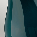 Настольная лампа с коническим дымчато-зелёным абажуром из искусственного шёлка Quintiesse варинант исполнения - 5 | Loft Concept в Красноярске