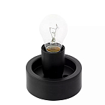 Настольный светильник с янтарным рельефным плафоном Lamp with Frozen Glass Effect варинант исполнения - 2 | Loft Concept в Красноярске