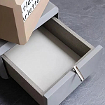 Консоль с зеркалом и  3-мя вращающимися ящиками Eloida варинант исполнения - 4 | Loft Concept в Красноярске