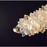 Люстра линейная светодиодная из необработанных кристаллов Mountain Comet варинант исполнения - 2 | Loft Concept в Красноярске