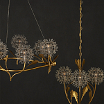 Люстра круглая с декором в виде цветков одуванчика Hanging Dandelion варинант исполнения - 6 | Loft Concept в Красноярске