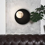 Бра с овальным основанием золотого цвета  и плафоном из алебастра Shaw Lighting варинант исполнения - 4 | Loft Concept в Красноярске