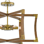 Подвесной светильник в форме фонаря коричневый Brown Eco Lantern варинант исполнения - 1 | Loft Concept в Красноярске