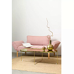 Кофейный столик овальный золотой Modern Mirror Gold Table варинант исполнения - 5 | Loft Concept в Красноярске