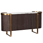 Комод  округлой формы с дверцами Chest of Precious Breed варинант исполнения - 2 | Loft Concept в Красноярске