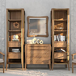 Комод из массива дуба с 3-мя ящиками Tasteful Furniture варинант исполнения - 2 | Loft Concept в Красноярске