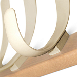 Вешалка настенная с 4-мя бежевыми крючками из пластика Curves Hangers варинант исполнения - 2 | Loft Concept в Красноярске