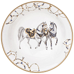 Сервиз обеденный из фарфора с изображением лошадей на 6 персон 23 предмета Porcelain Horse Set варинант исполнения - 6 | Loft Concept в Красноярске