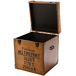 Сундук кожаный в винтажном стиле Brown Leather Chest варинант исполнения - 2 | Loft Concept в Красноярске