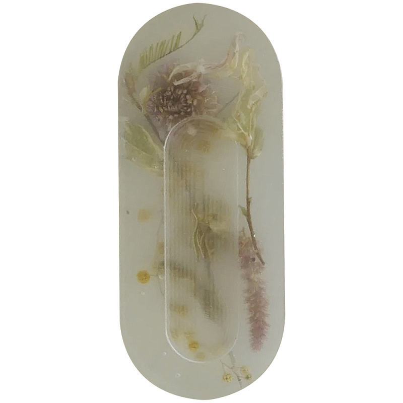 Подставка под благовония из эпоксидной смолы с цветами белая Epoxy Resin Flowers Incense Oval Stand White Белый Подставка под благовония из эпоксидной смолы с цветами белая Epoxy Resin Flowers Incense Oval Stand White Белый в Красноярске | Loft Concept