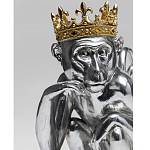 Статуэтка обезьяна в короне серебряная Golden Monkey варинант исполнения - 1 | Loft Concept в Красноярске