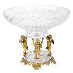Чаша на бронзовых ножках с тремя ангелами Eden Garden варинант исполнения - 1 | Loft Concept в Красноярске