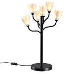 Настольная лампа с ветвями и белыми фарфоровыми цветами Floralis варинант исполнения - 3 | Loft Concept в Красноярске