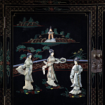 Комод в китайском стиле Chinese Black Chest of Drawers Нидерланды варинант исполнения - 2 | Loft Concept в Красноярске