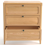 Комод с 3-мя ящиками светлый дуб Silva Oak Chest of Drawers варинант исполнения - 3 | Loft Concept в Красноярске