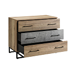 Комод с 3-мя ящиками в стиле лофт Urban Style Space варинант исполнения - 3 | Loft Concept в Красноярске