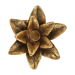 Подсвечник в форме пальмы с резными листьями и текстурным основанием Golden palm leaves варинант исполнения - 2 | Loft Concept в Красноярске